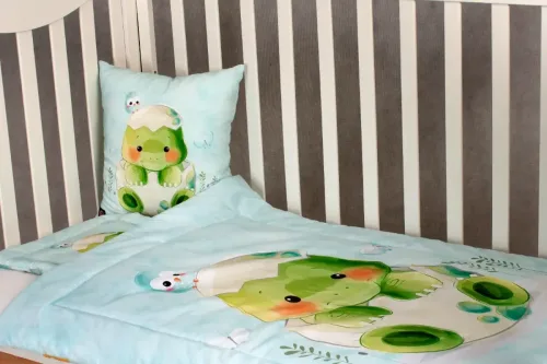 Bébi dínó prémium ágynemű szett
