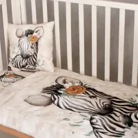 Bébi zebra prémium ágynemű szett