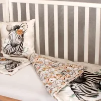 Bébi zebra prémium ágynemű szett