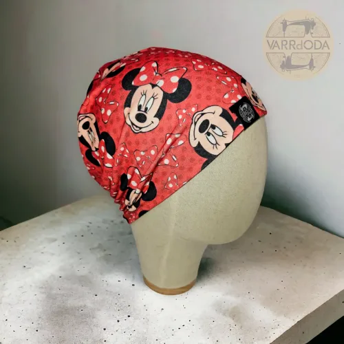Piros minnie lezser sapka