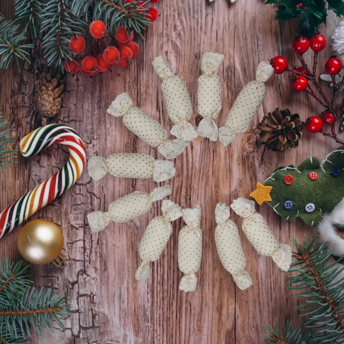 Textil szaloncukor több színben - Image 3